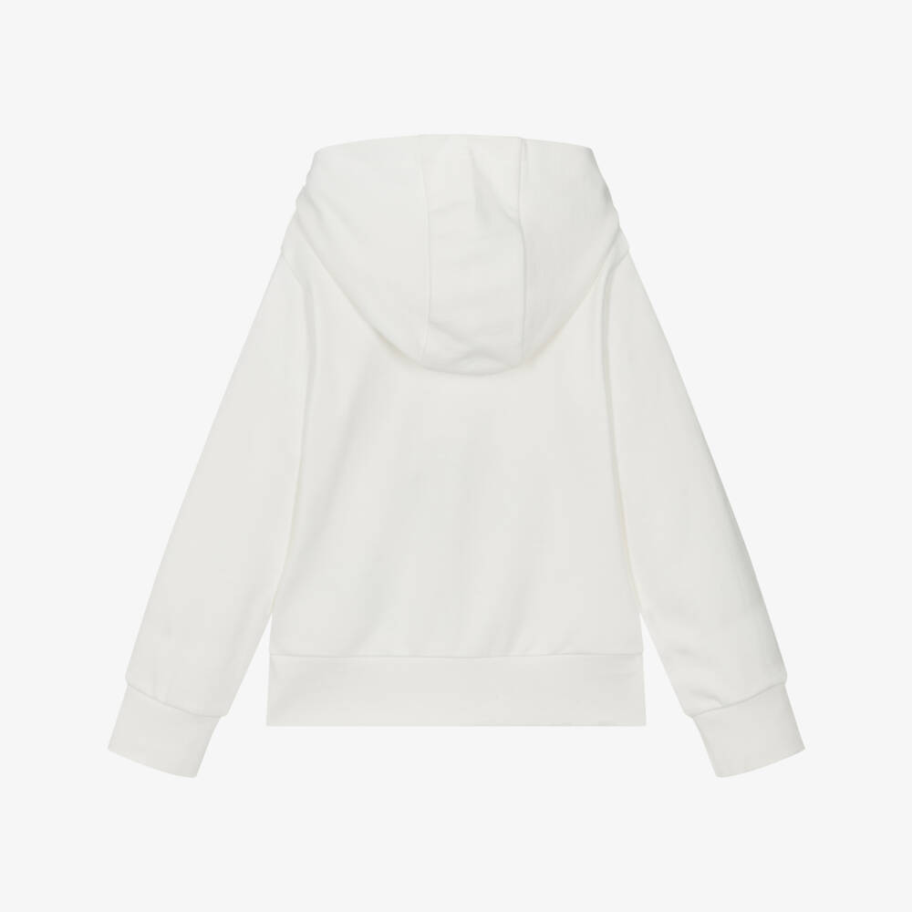 Moncler Enfant-Boys Ivory Cotton Hoodie | Childrensalon