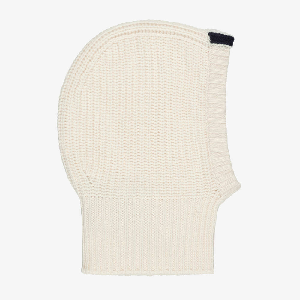 Moncler Enfant-Boys Ivory Wool & Cashmere Balaclava | Childrensalon