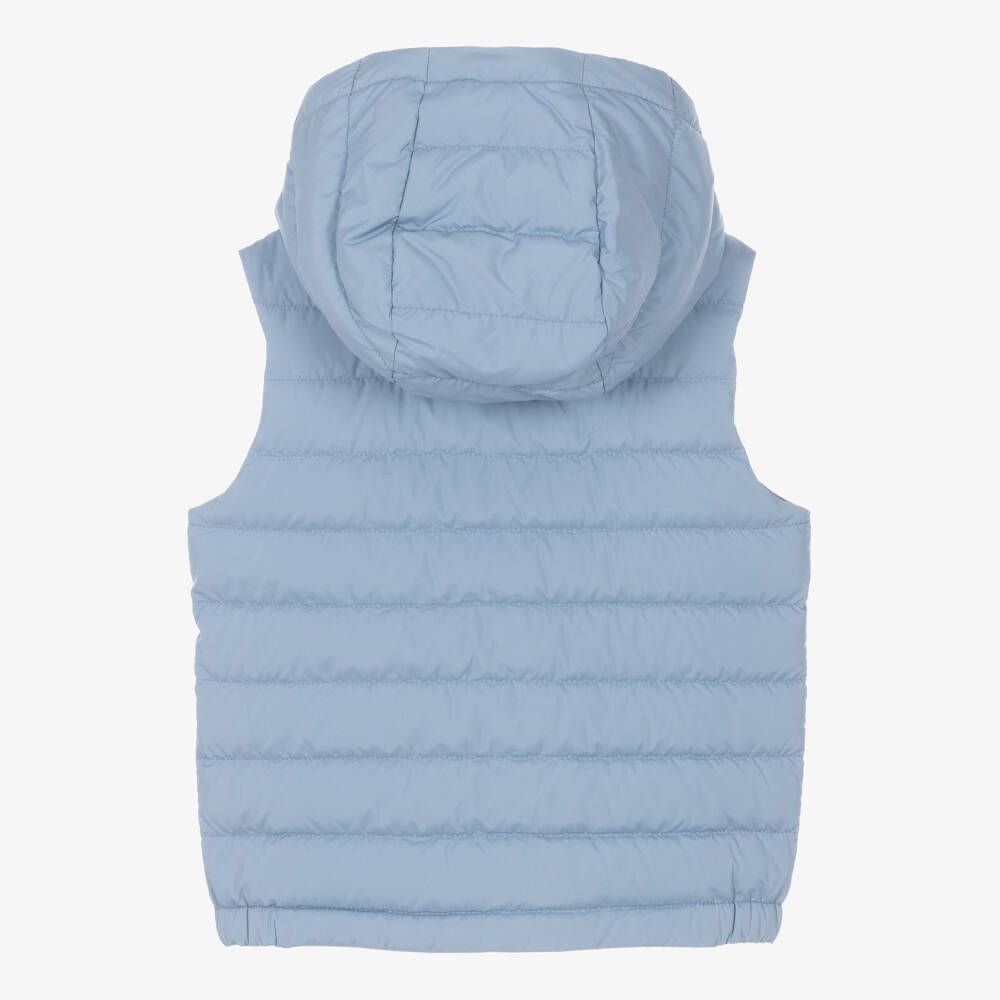 Moncler Enfant-Boys Light Blue Down Wystan Gilet | Childrensalon