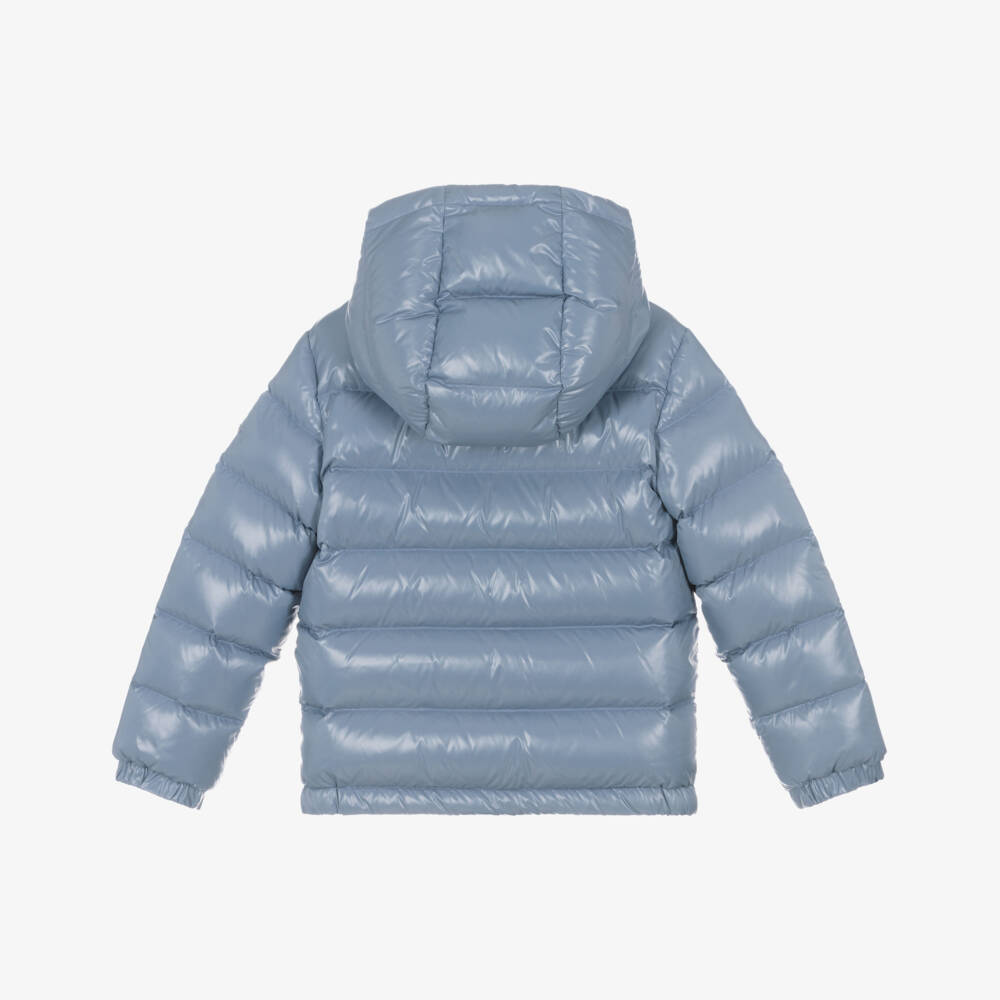 Moncler Enfant-Куртка пуховая New Aubert голубая для мальчиков | Childrensalon