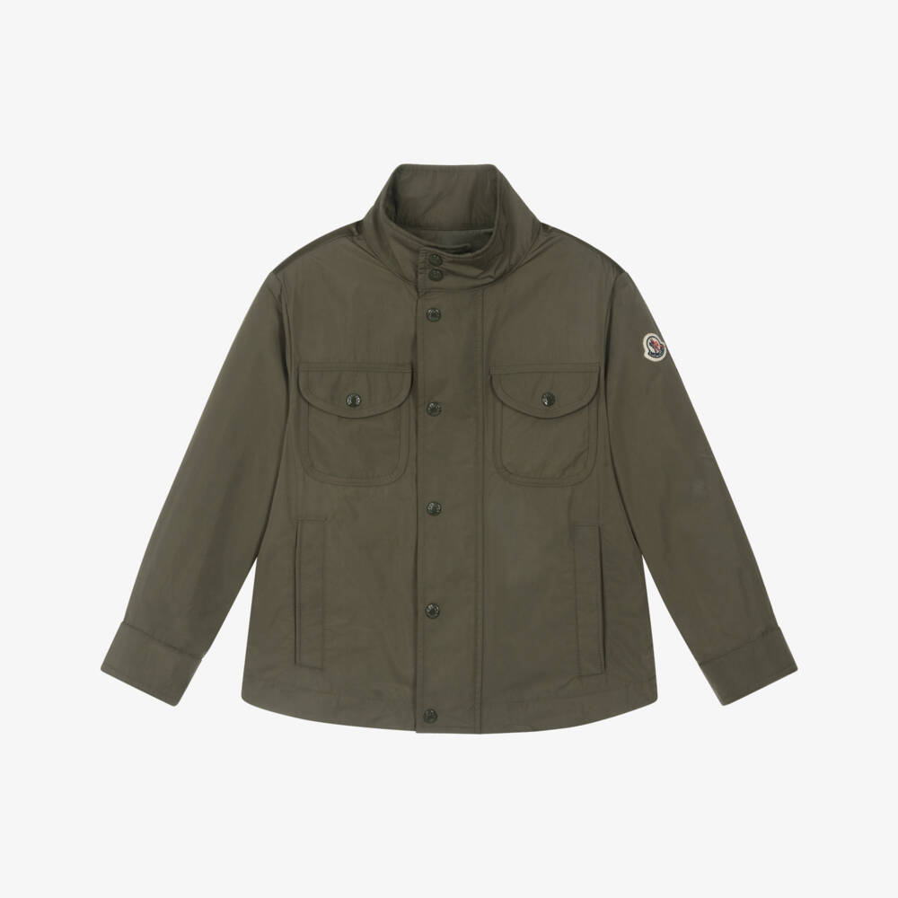 Moncler Enfant-Boys Moss Green Kutlat Jacket | Childrensalon