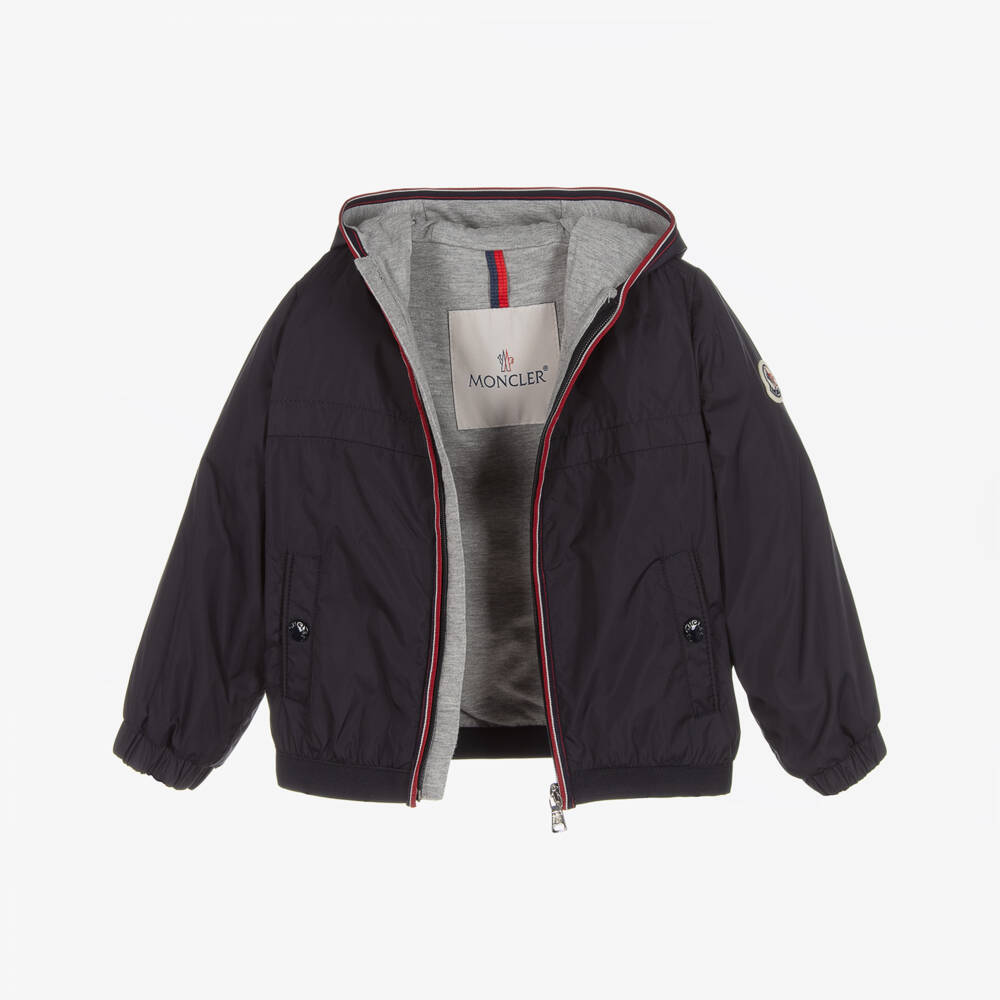 Moncler Enfant-جاكيت بهودي "أنطون" لون طحلي للأولاد | Childrensalon