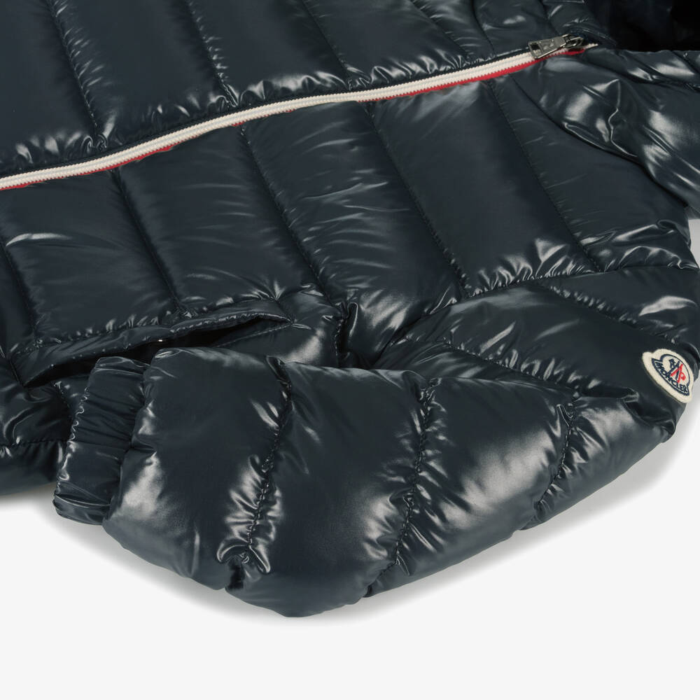 Moncler Enfant-Boys Navy Blue Aubert Down Puffer Jacket | Childrensalon