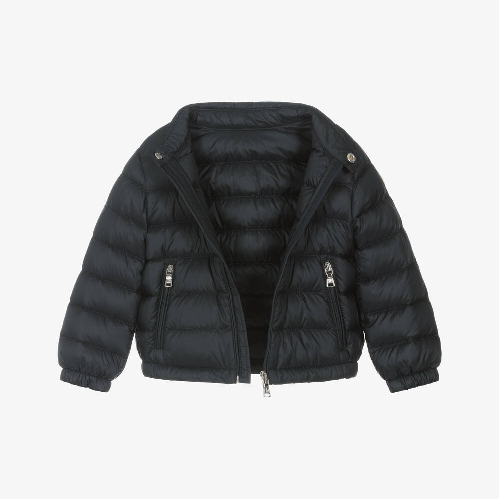 Moncler Enfant-Boys Navy Blue Down Padded Acorus Jacket | Childrensalon