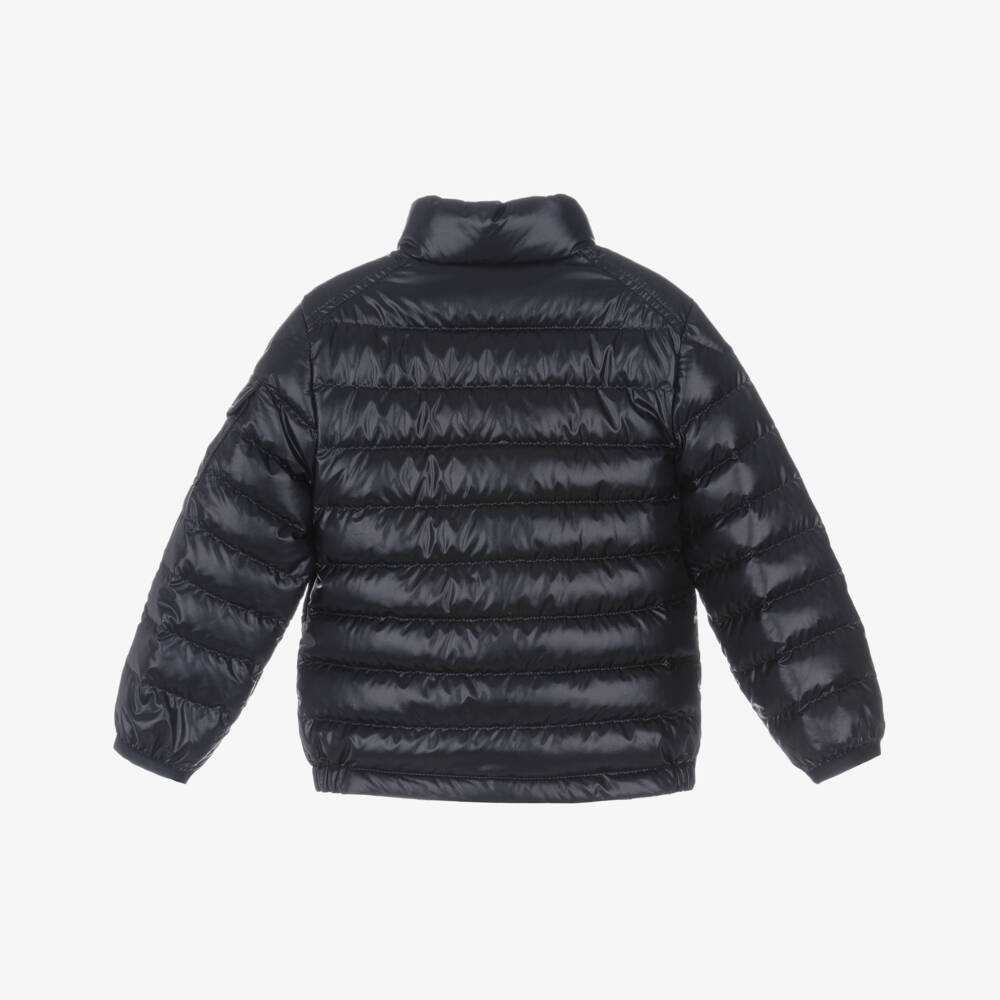 Moncler Enfant-Boys Navy Blue Down Padded Bengi Jacket | Childrensalon