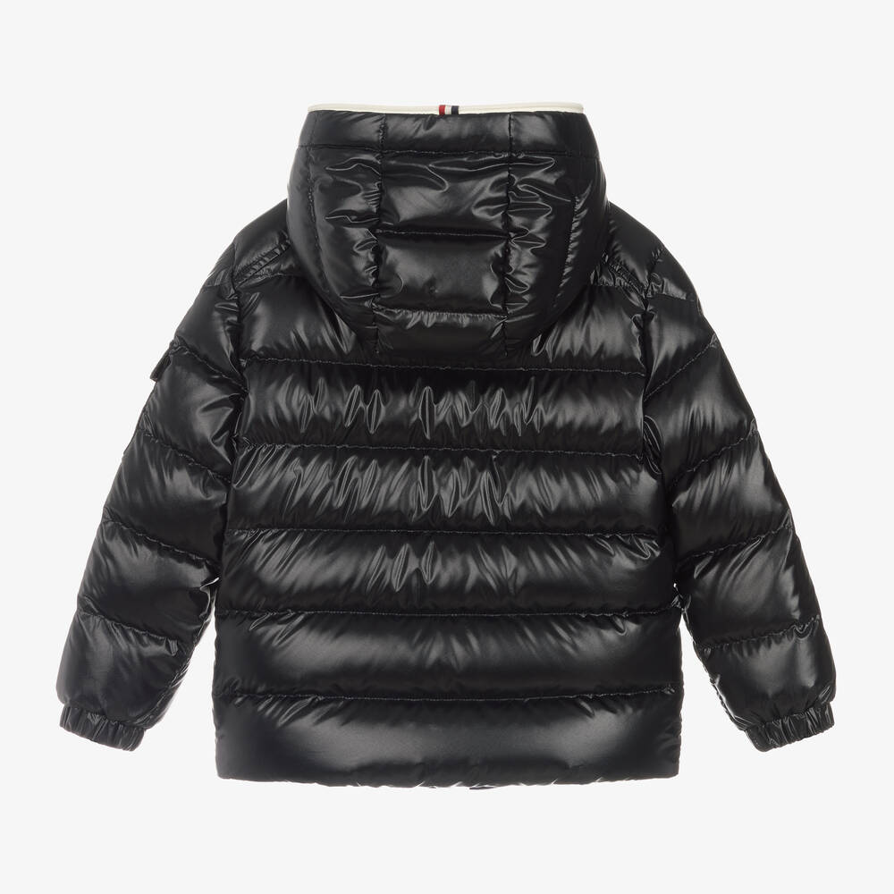 Moncler Enfant-جاكيت بافر مبطن بريش لون كحلي للأولاد | Childrensalon