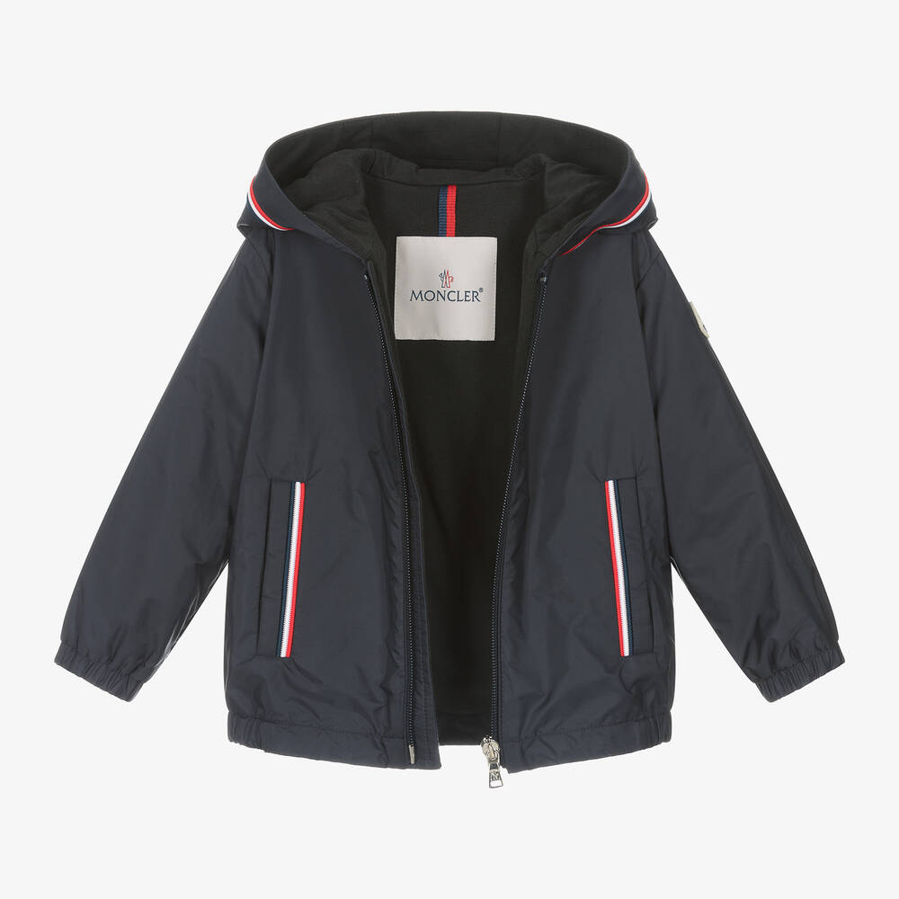 Moncler Enfant-Boys Navy Blue Granduc Jacket | Childrensalon