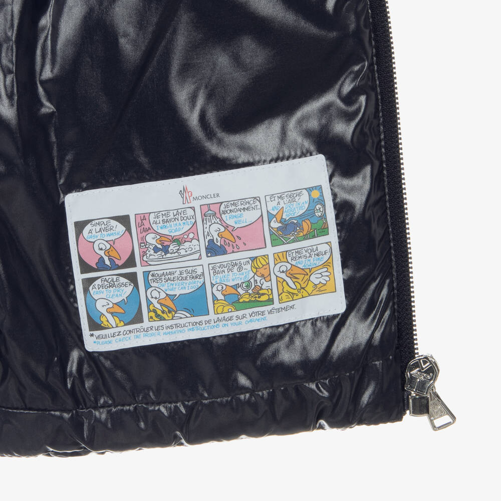 Moncler Enfant Boys Navy Blue Maya Down Puffer Jacket