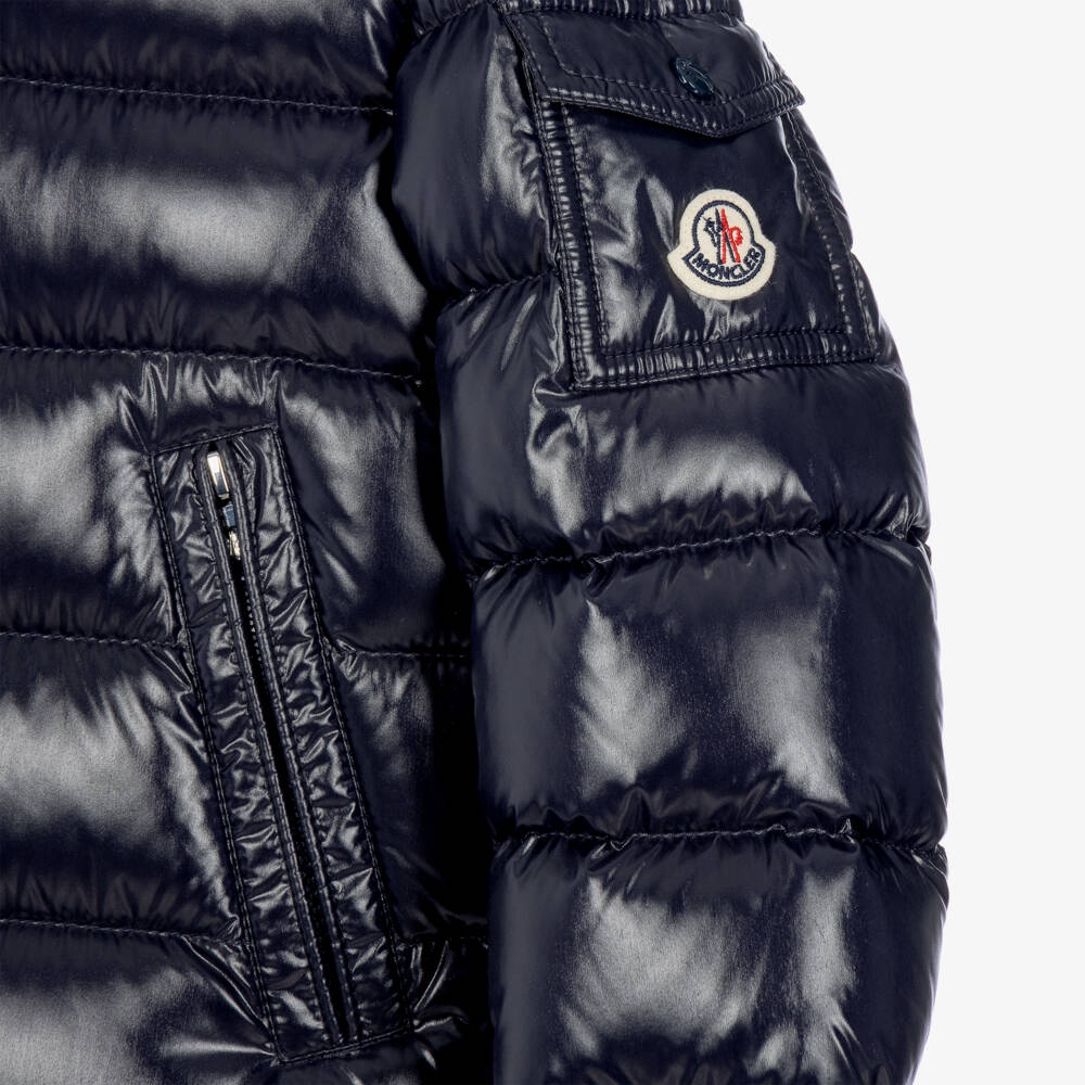 Moncler Enfant-Boys Navy Blue Maya Puffer Jacket | Childrensalon