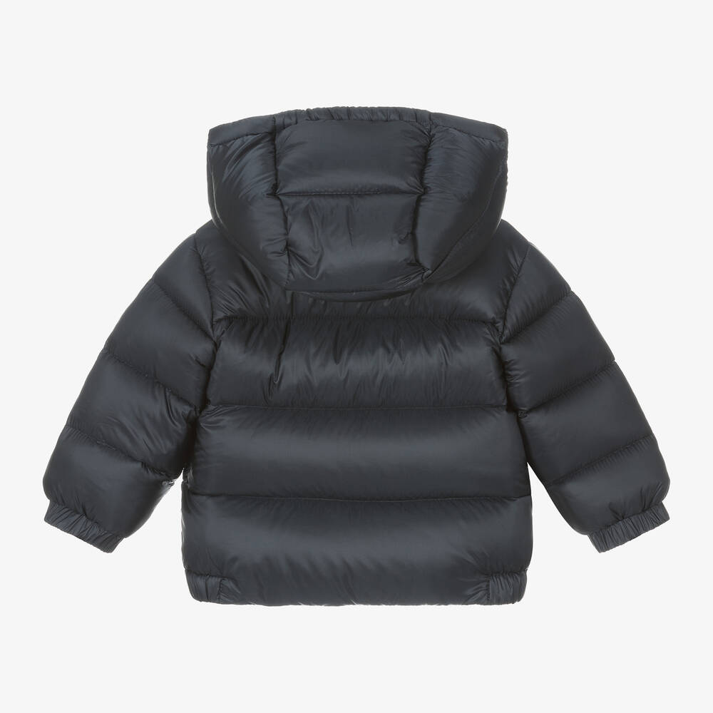 Moncler Enfant-Boys Navy Blue New Macaire Down Padded Jacket | Childrensalon