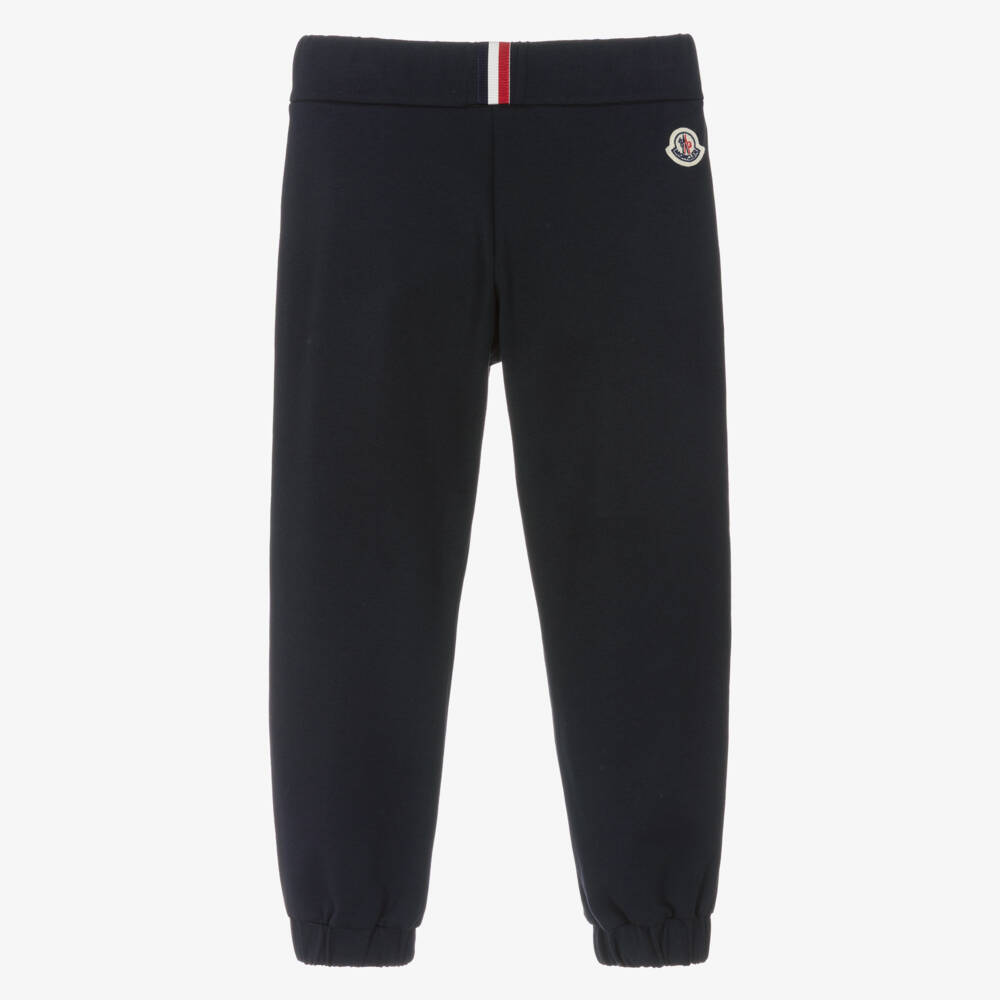Moncler Enfant-Boys Navy Blue Tailored Joggers | Childrensalon