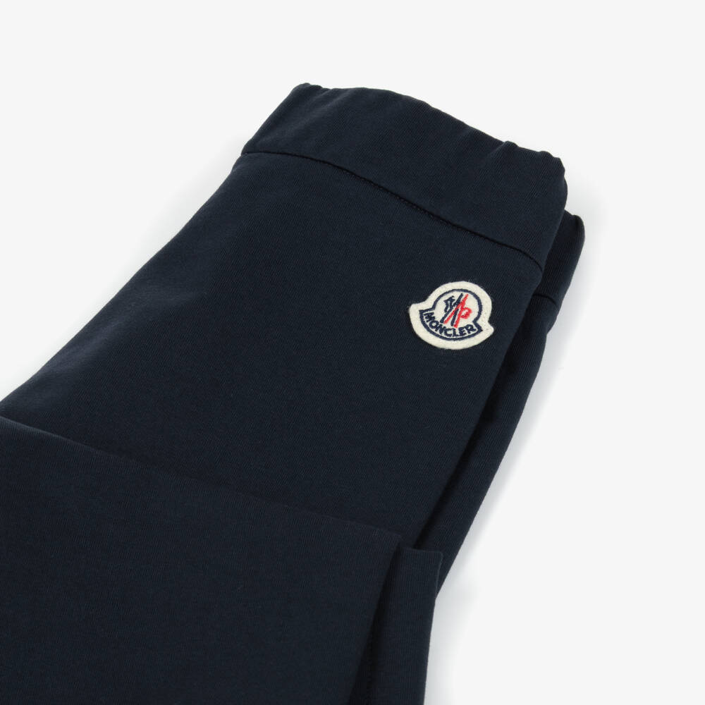 Moncler Enfant-Boys Navy Blue Tailored Joggers | Childrensalon