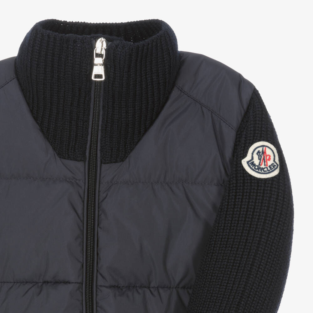 Moncler Enfant Baby Boys Zip Up Top in Ivory