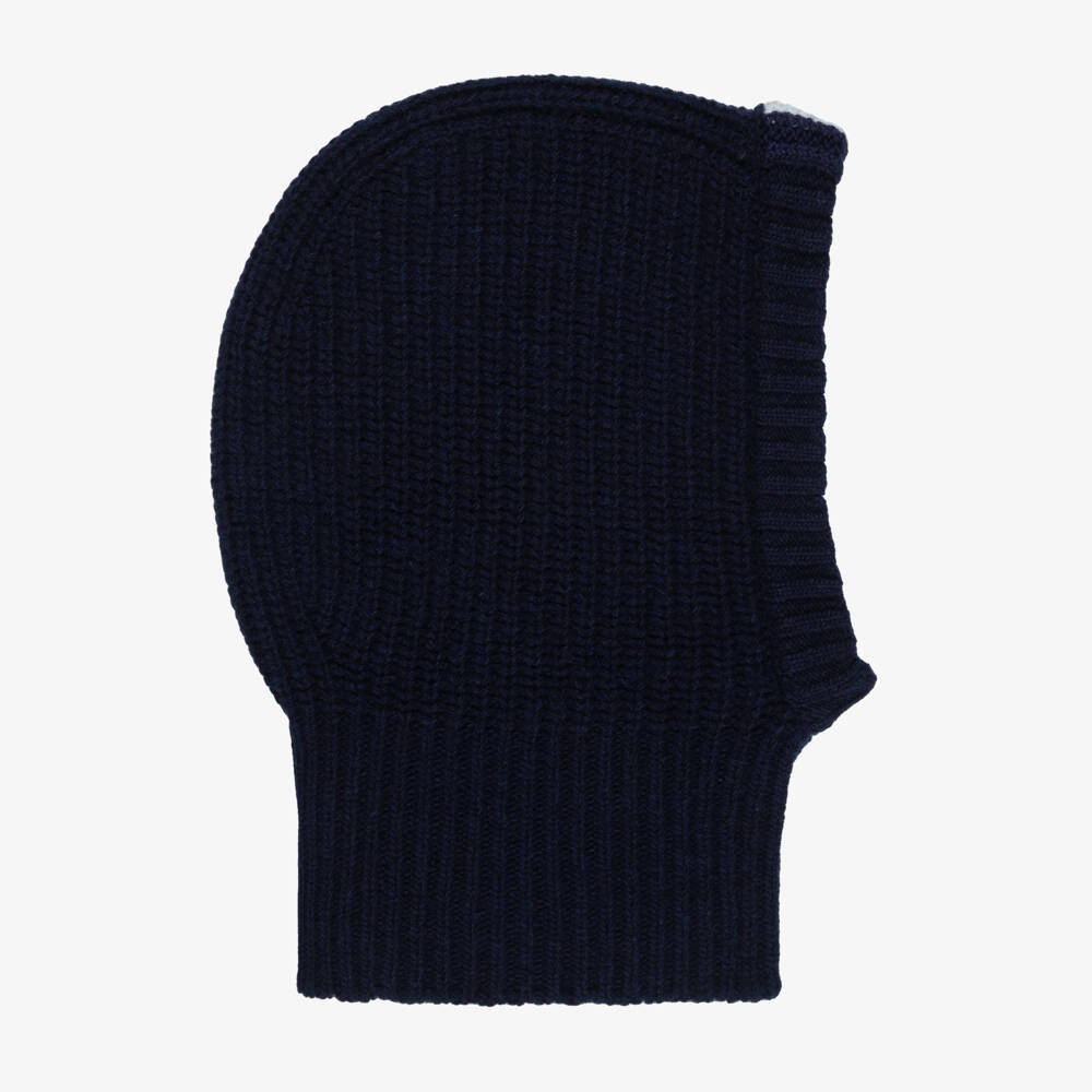 Moncler Enfant-Boys Navy Wool & Cashmere Balaclava | Childrensalon