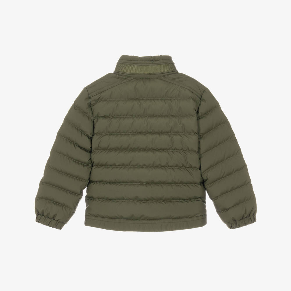 Moncler Enfant-Boys Olive Green Soren Down Jacket | Childrensalon