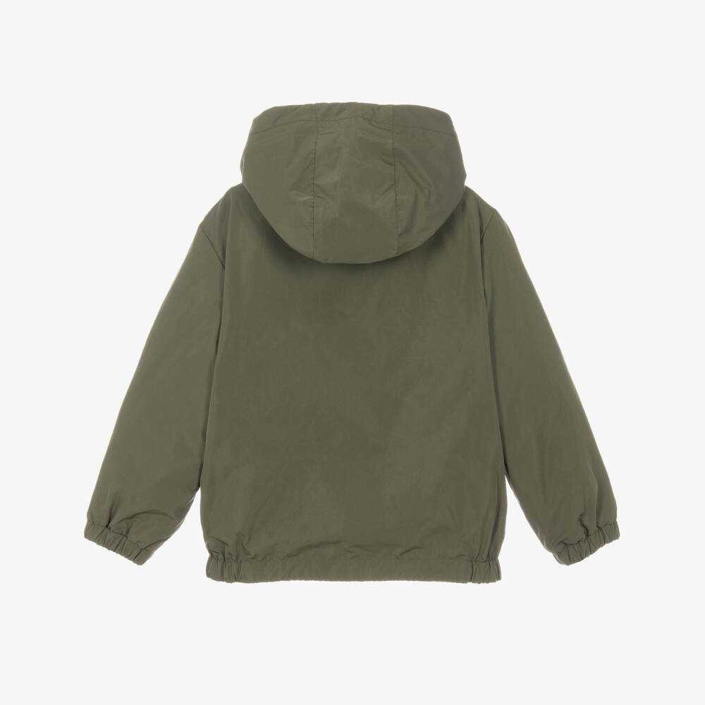 Moncler Enfant-Boys Olive Green Xavian Jacket | Childrensalon