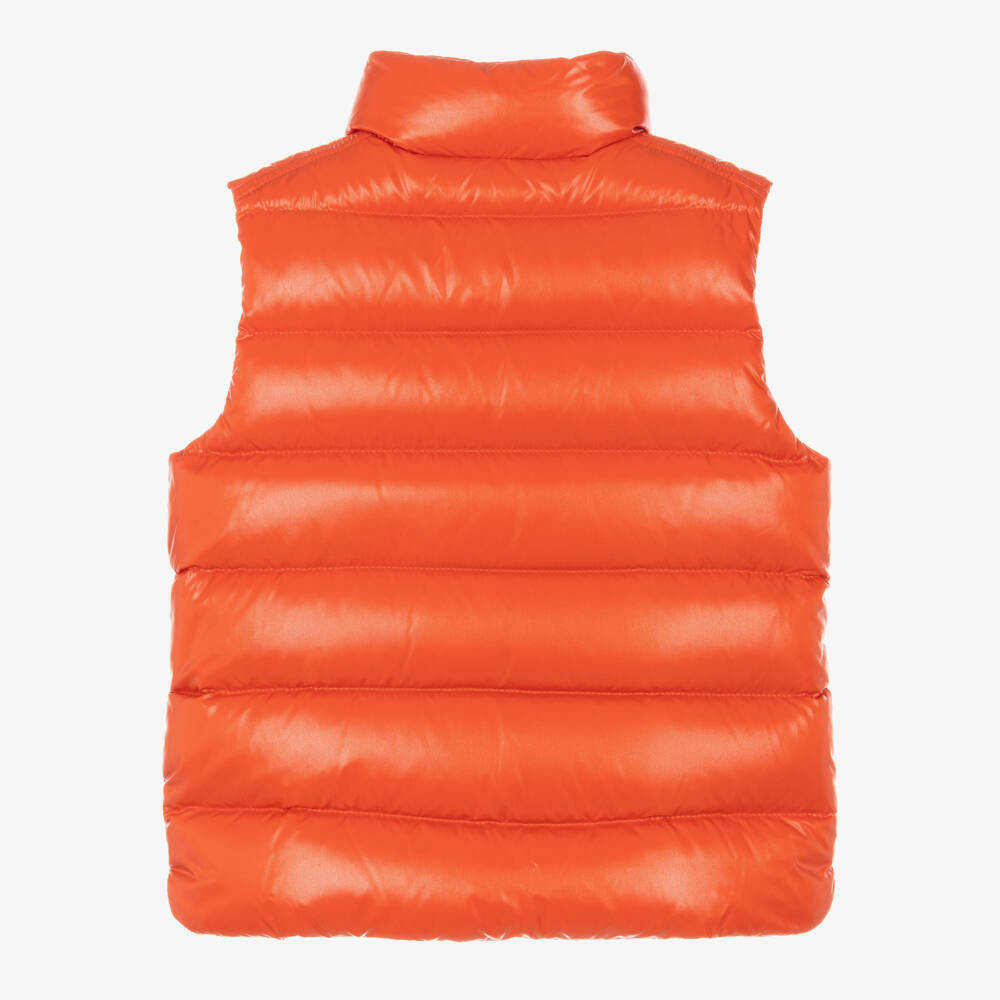 Moncler Enfant-Boys Orange Tib Down Gilet | Childrensalon