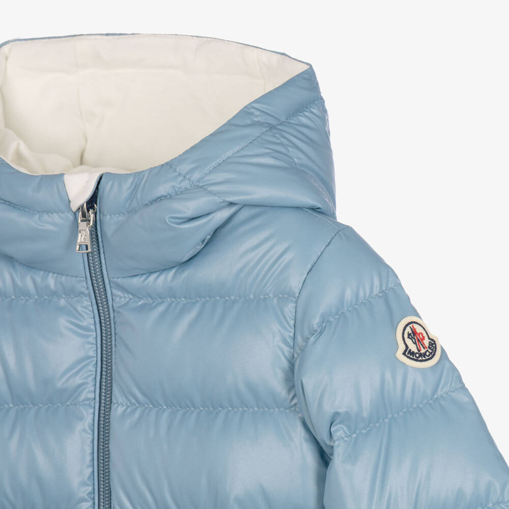 Moncler Enfant-Boys Pale Blue Down Padded Icarus Jacket | Childrensalon