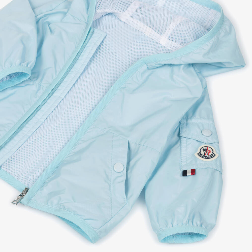Moncler Enfant-Boys Pale Blue Lightweight Jacket | Childrensalon