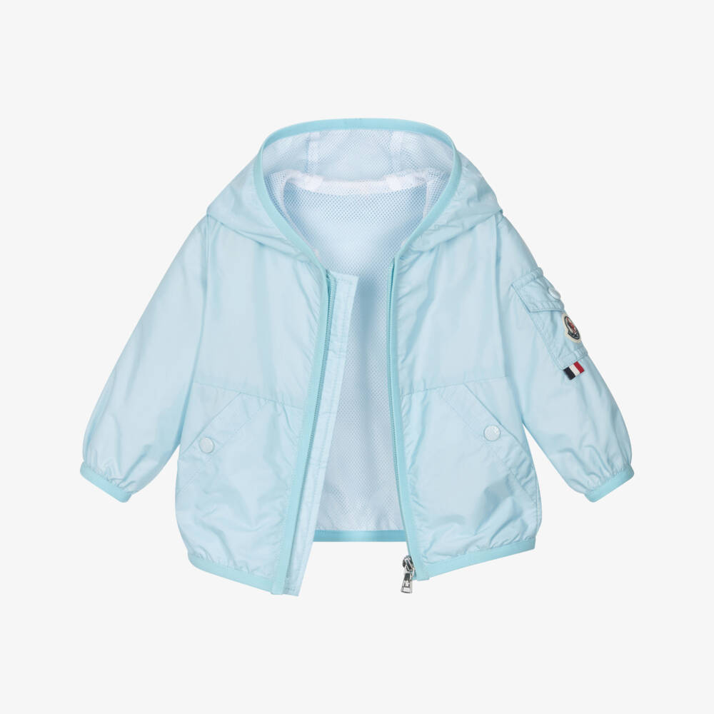 Moncler Enfant-Boys Pale Blue Lightweight Jacket | Childrensalon