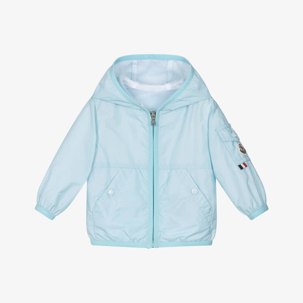 Moncler Enfant-Boys Pale Blue Lightweight Jacket | Childrensalon
