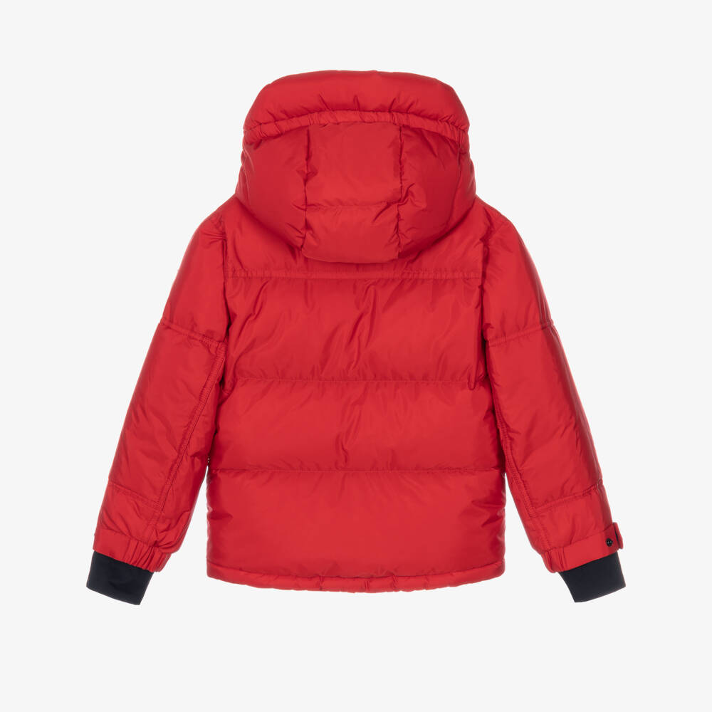 Moncler Enfant-Boys Red Miller Grenoble Technical Ski Jacket | Childrensalon