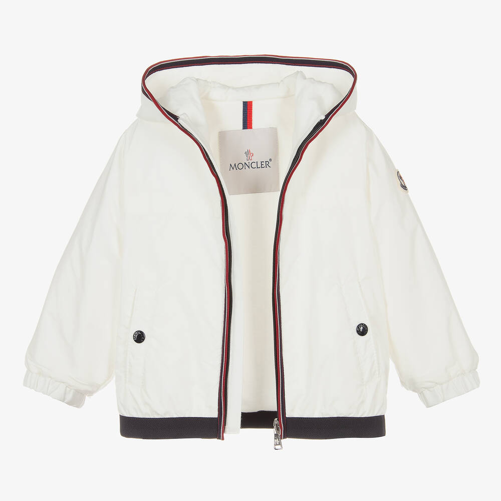 Moncler Enfant-Boys White Anton Jacket | Childrensalon