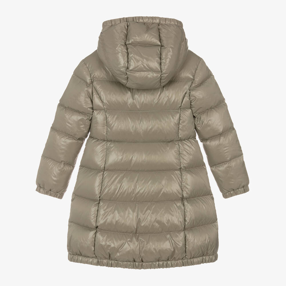 Moncler Enfant-Girls Beige Bellevue Down Puffer Coat | Childrensalon