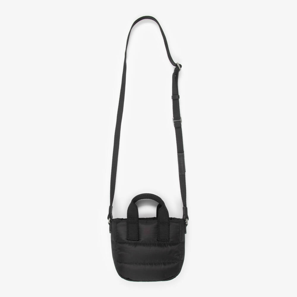 Moncler Enfant-Girls Black Baby Caradoc Tote Bag (15cm) | Childrensalon