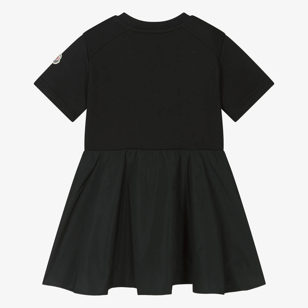 Moncler Enfant-فستان قطن لون أسود | Childrensalon