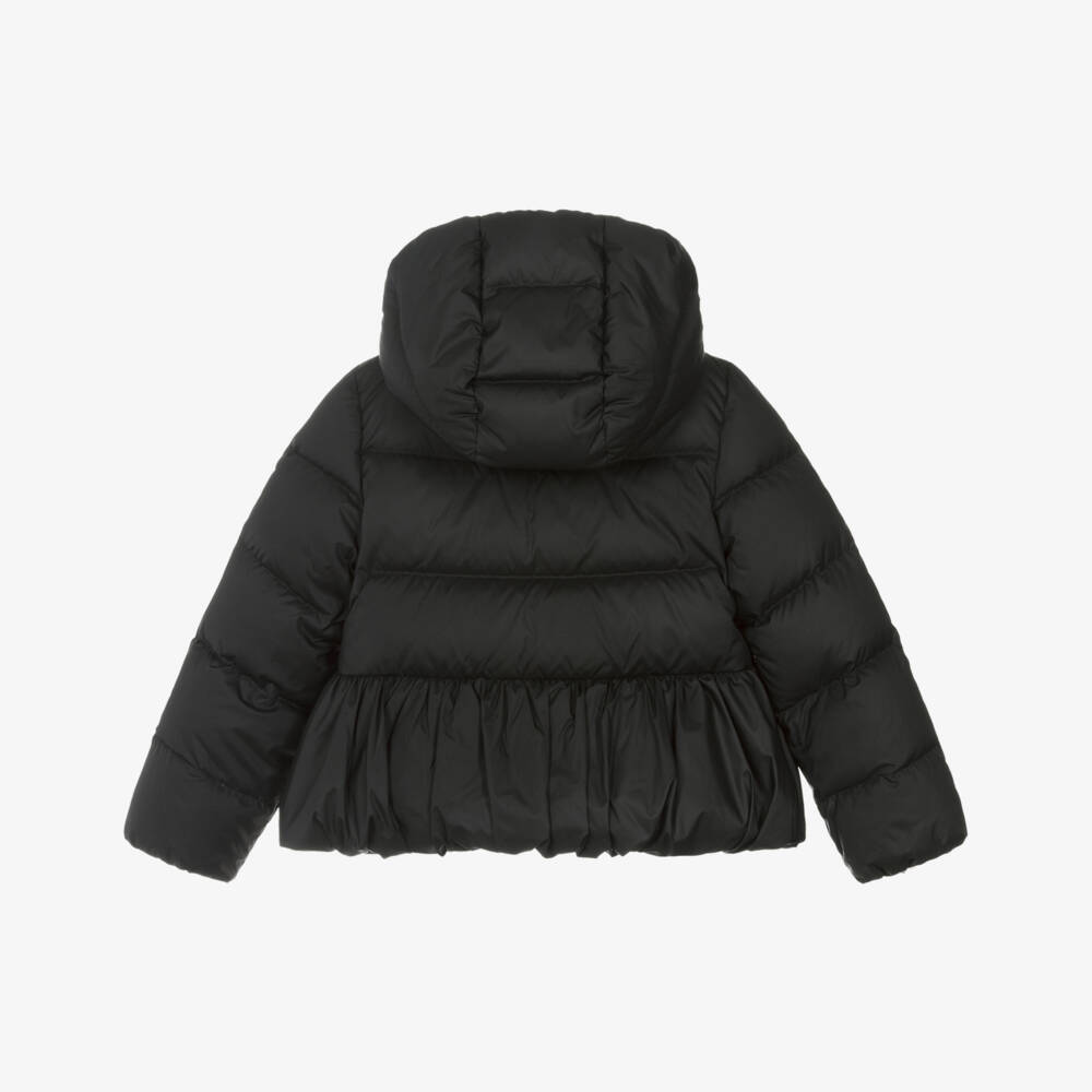 Moncler Enfant-Girls Black Elizaveta Down Padded Puffer Jacket  | Childrensalon