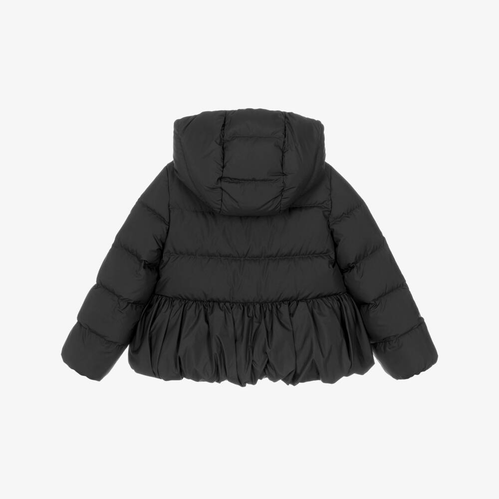 Moncler Enfant-Girls Black Elizaveta Hooded Down Jacket | Childrensalon
