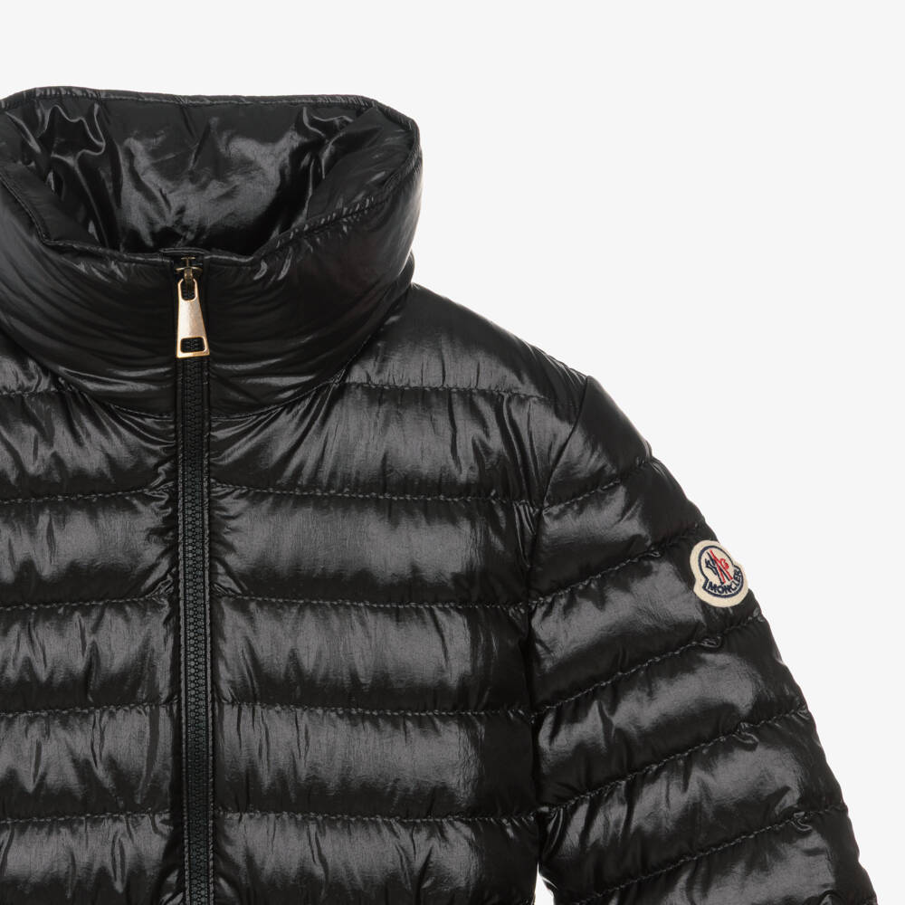 Moncler Enfant-Girls Black Fem Down Filled Puffer Jacket | Childrensalon