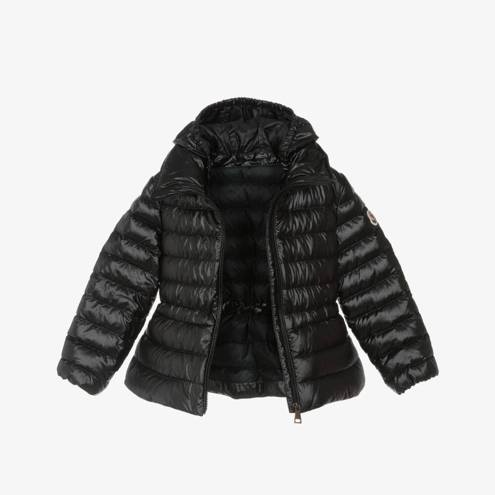 Moncler Enfant-Girls Black Fem Down Filled Puffer Jacket | Childrensalon