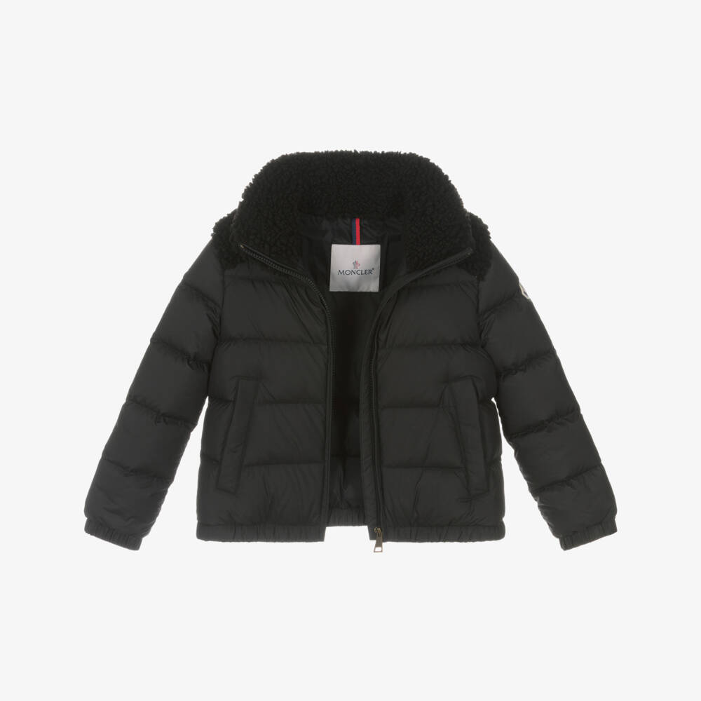 Moncler Enfant-Пуховая куртка чёрная Vard для девочек | Childrensalon