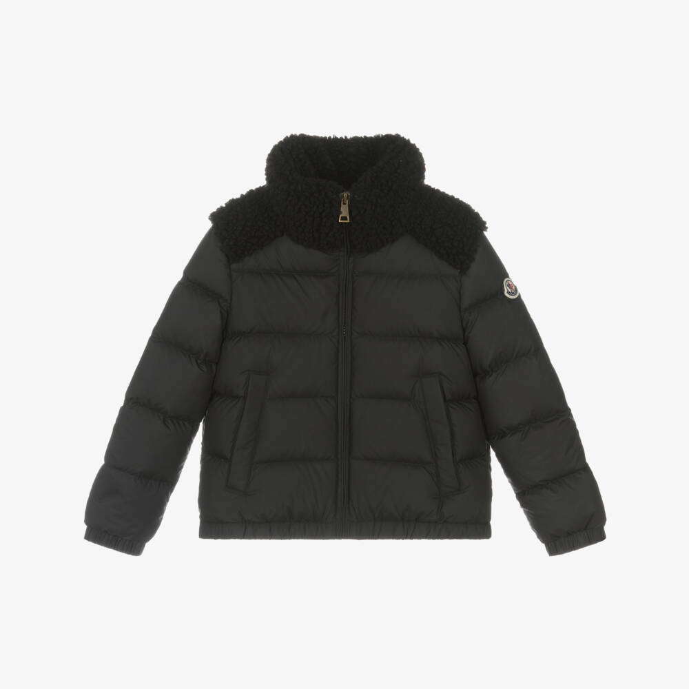 Moncler Enfant-Пуховая куртка чёрная Vard для девочек | Childrensalon