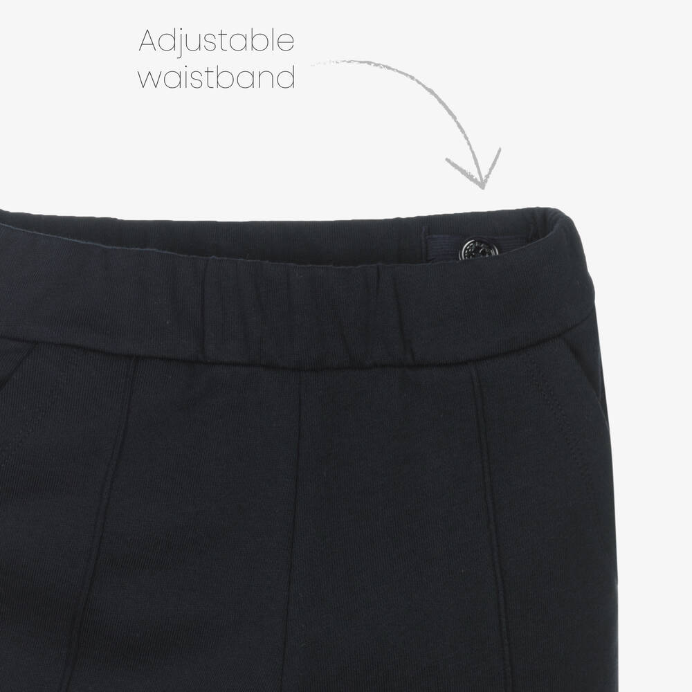 Moncler Enfant-Girls Blue Cotton Tracksuit | Childrensalon