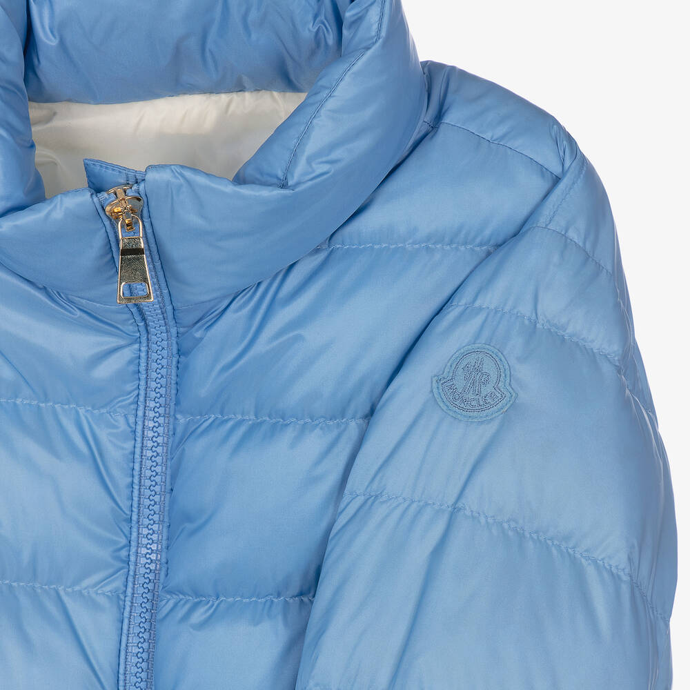 Moncler Enfant-Girls Blue Down Padded Musa Jacket | Childrensalon