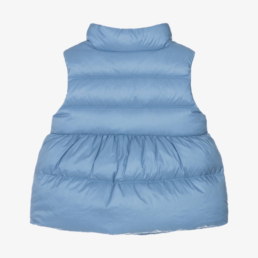 Moncler Enfant-Girls Blue Hivette Puffer Gilet | Childrensalon
