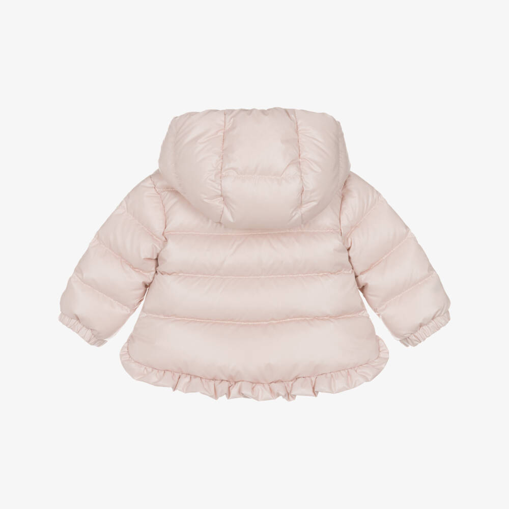 Moncler Enfant-Girls Blush Pink Tazui Down Padded Jacket | Childrensalon