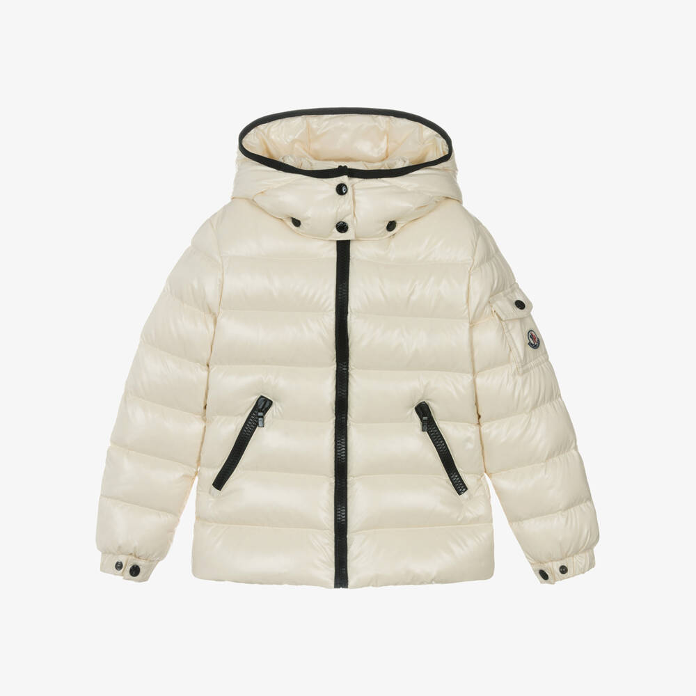 Moncler Enfant-Girls Ivory Bady Down Padded Jacket | Childrensalon