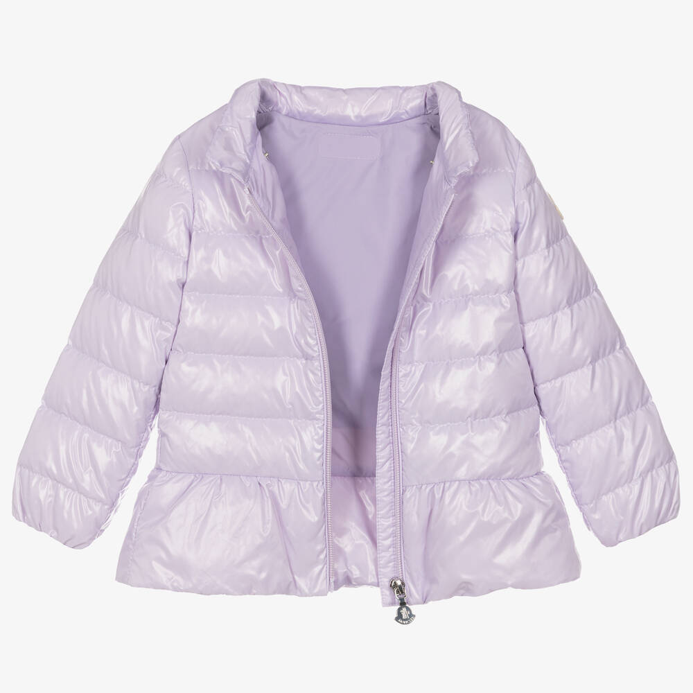 Moncler Enfant-Girls Lilac Purple Blandine Puffer Jacket | Childrensalon