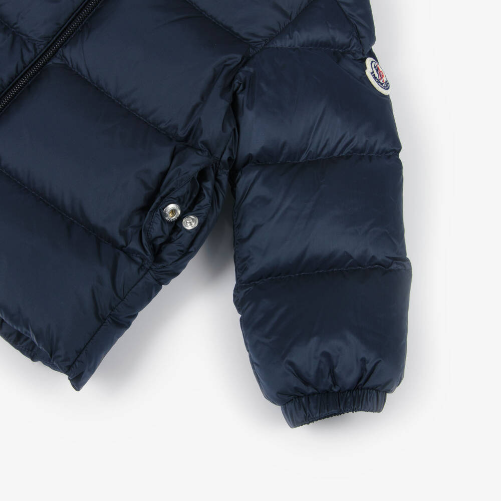 Moncler Enfant-Куртка-пуховик Sharon синяя для девочек | Childrensalon