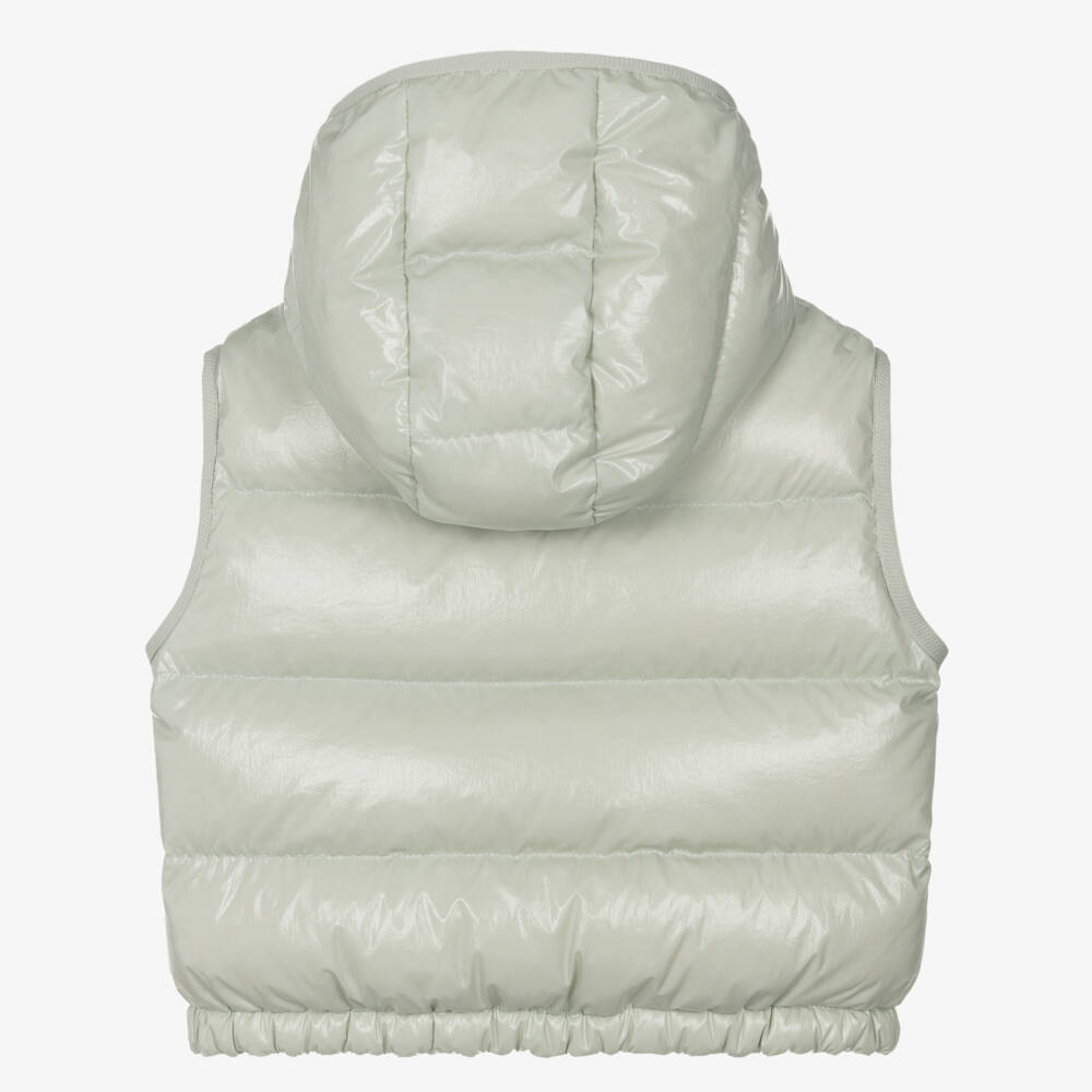 Moncler Enfant-Girls Pale Green Kamile Padded Gilet | Childrensalon