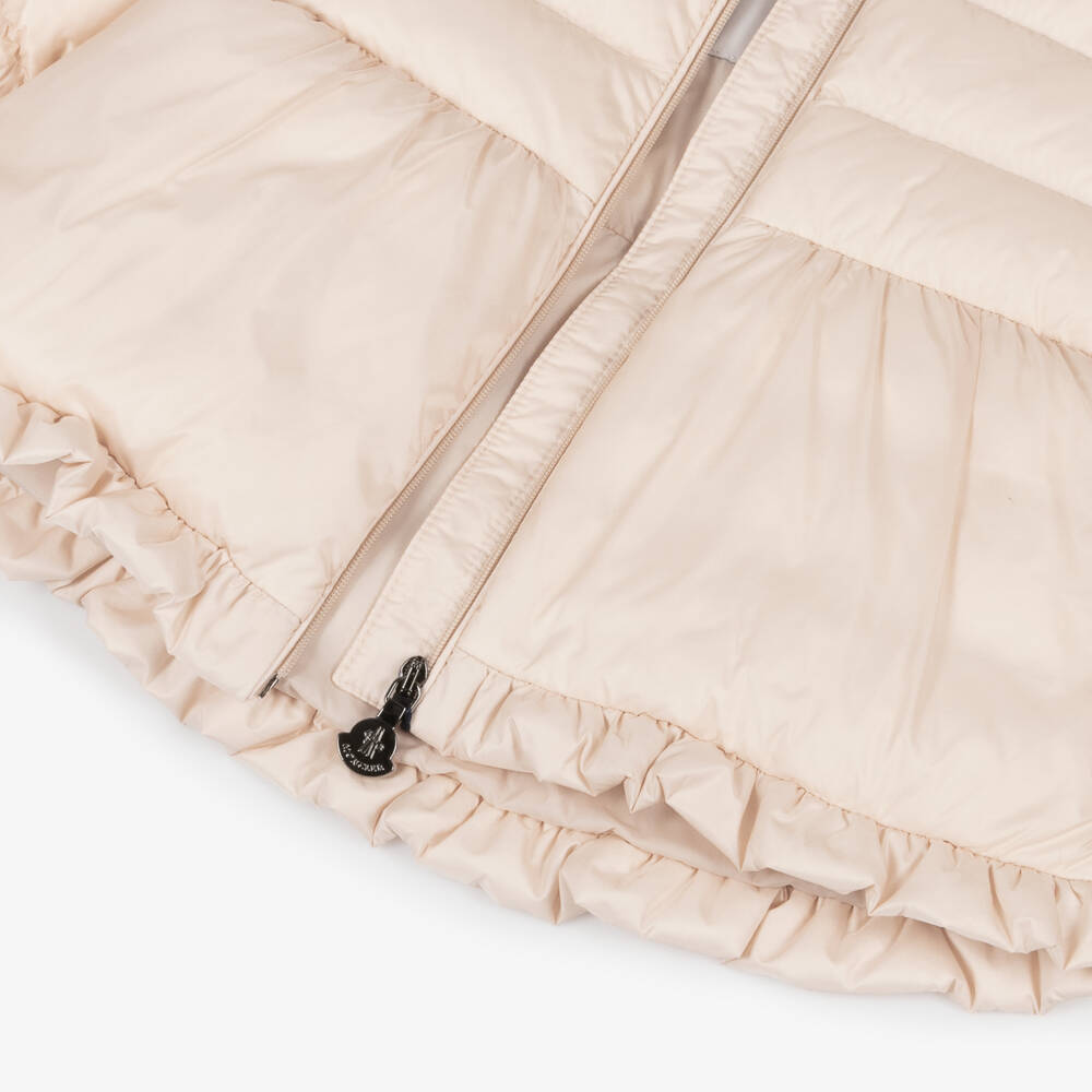 Moncler Enfant-Girls Pink Down Padded Odile Coat | Childrensalon