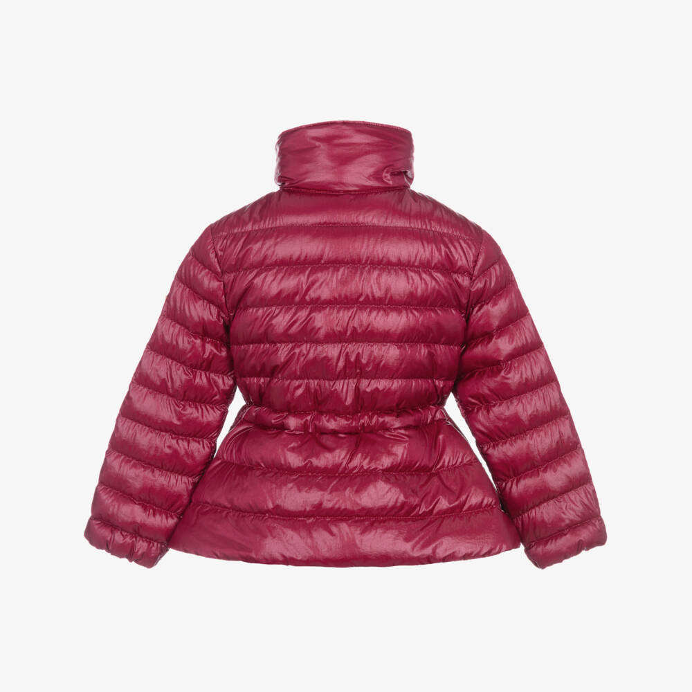 Moncler Enfant-Girls Pink Fem Down Filled Puffer Jacket | Childrensalon