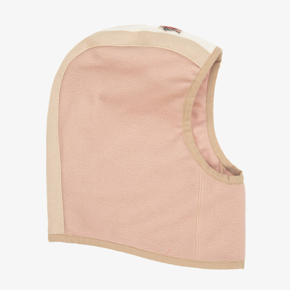 Moncler Enfant-Балаклава розовая флисовая для девочек | Childrensalon