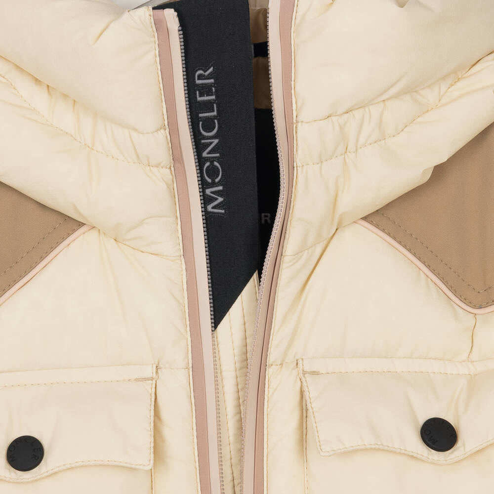 Moncler Enfant-Girls Pink Grenoble Technical Snowsuit | Childrensalon