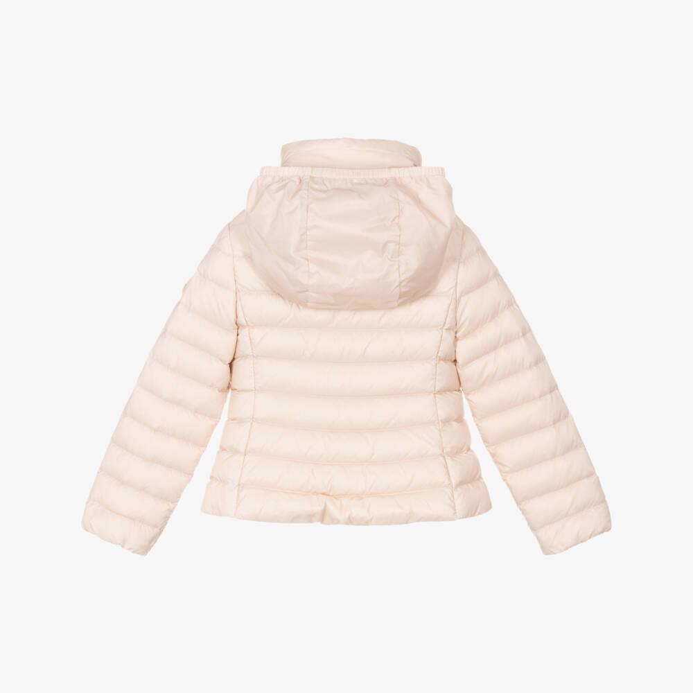 Moncler Enfant-Girls Pink Ige Hooded Puffer Jacket | Childrensalon