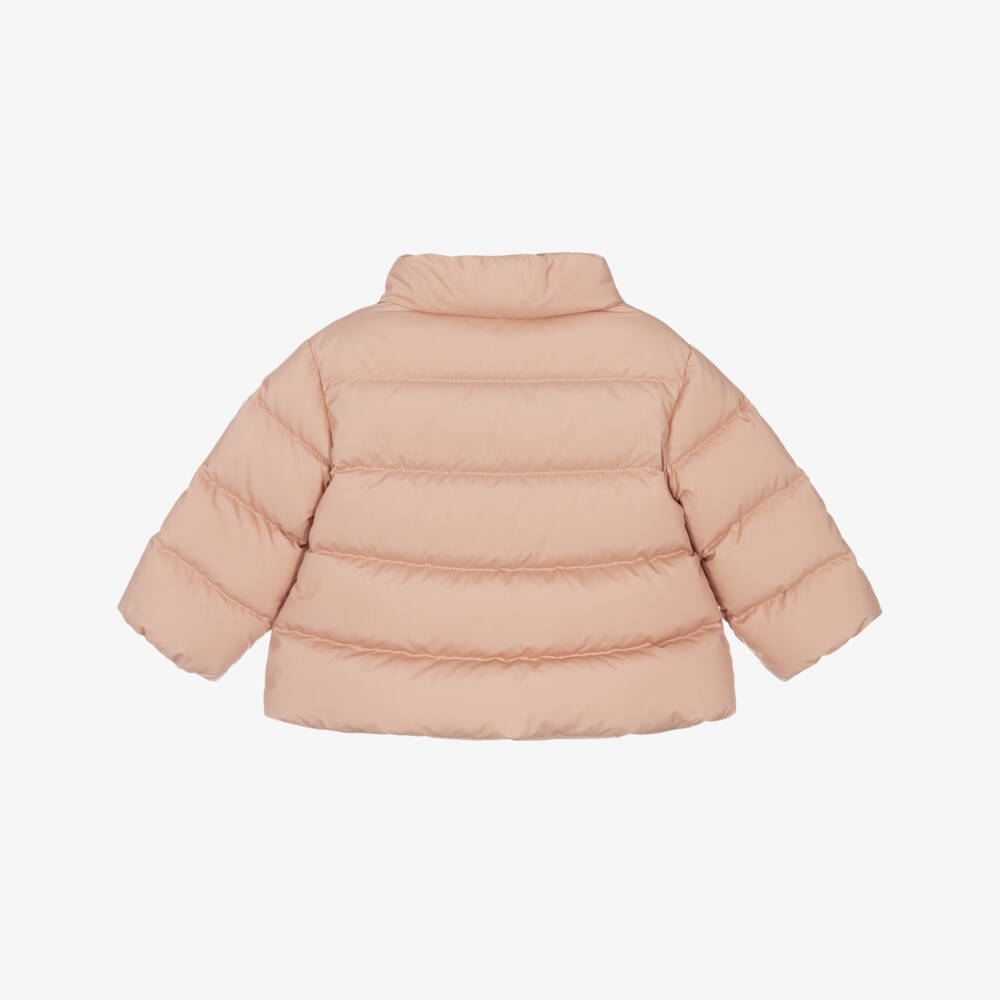 Moncler Enfant-جاكيت منفوخ ‘أونيكا‘ لون زهري للبنات | Childrensalon